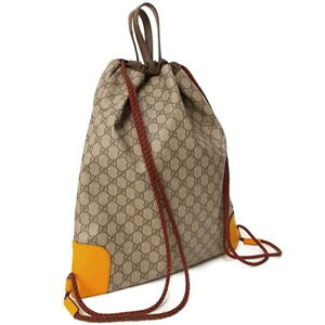 Gucci Canvas Supreme Backpack GG Drawstring